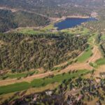 Aerial view of Evergreen Golf Course