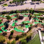 Aerial view of Aqua Golf Miniature Golf Course