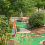 Aqua Golf first three holes of miniature course