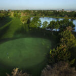 Kennedy Babe Lind Hole #8 with the Lake in the Background