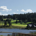 View of the course from across the lake