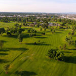 An Aerial View Looking South