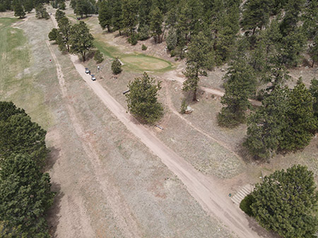 Drone of 6th Green Stairs