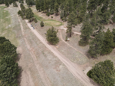 Drone of 6th Green Stairs