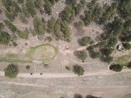 Before Shot of 6th Green Stairs