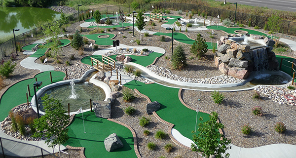 Mini Golf Course Aerial